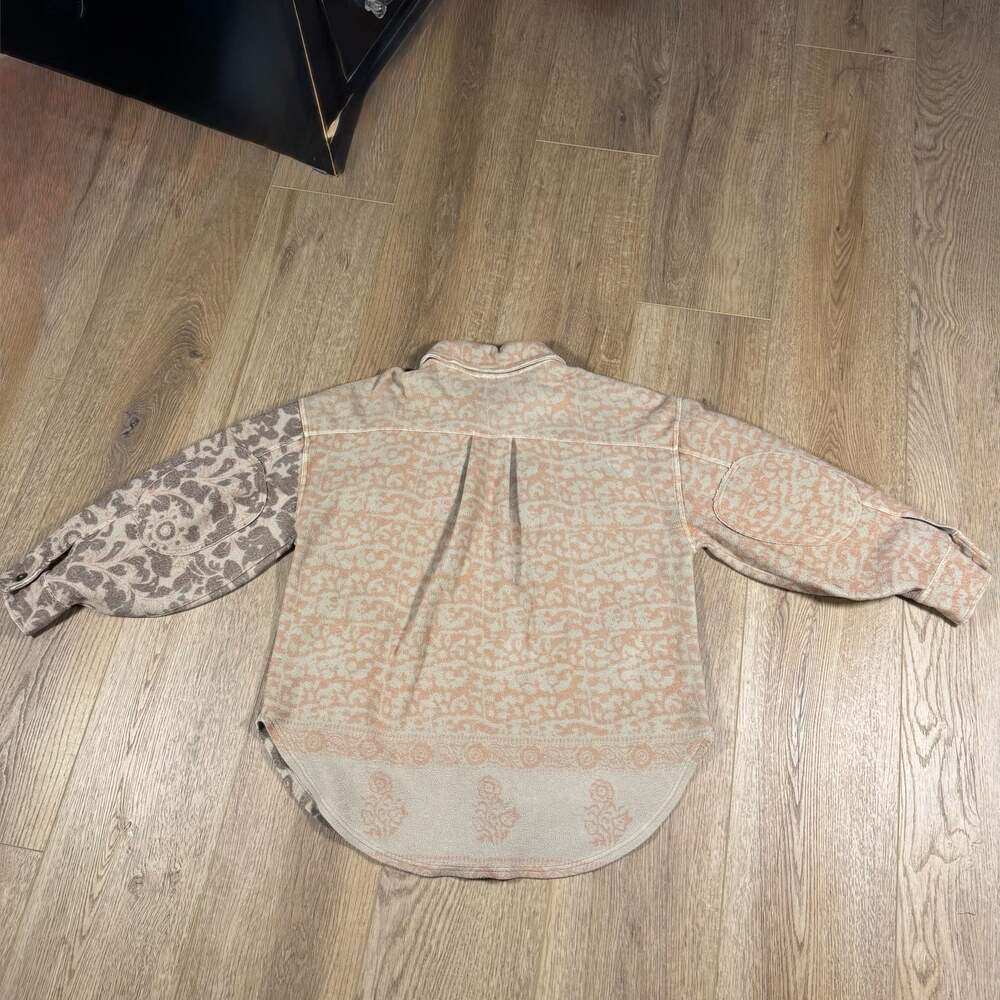 Free People Printed Ruby Shacket Jacket In Mixed … - image 8